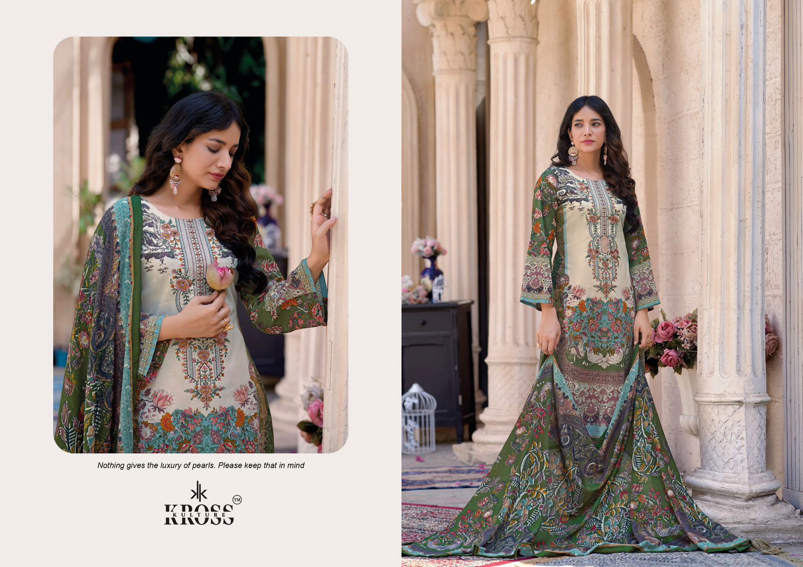 Naira By Kross Kulture Embroidery Cotton Pakistani Dress Material Wholesale Shop In Surat